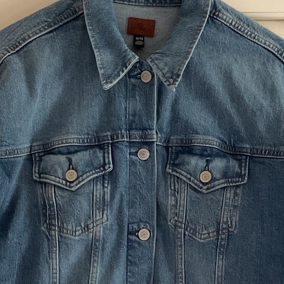 NWT POLO RALPH LAUREN DENIM TRACKER JACKET NEW WITH TAG SIZE US 16 - Picture 10 of 10